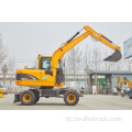 ล้อรีโมทคอนโทรล RC Metal Mini Excavator Machine